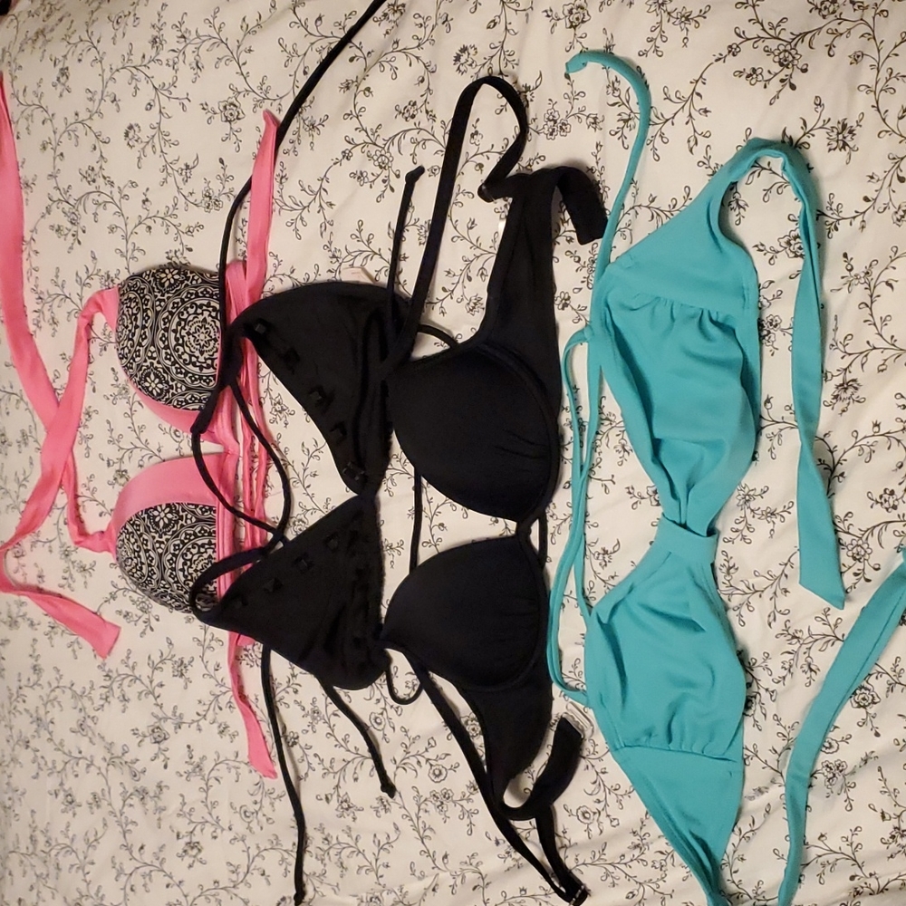 Lot of 4 small bikini swim tops